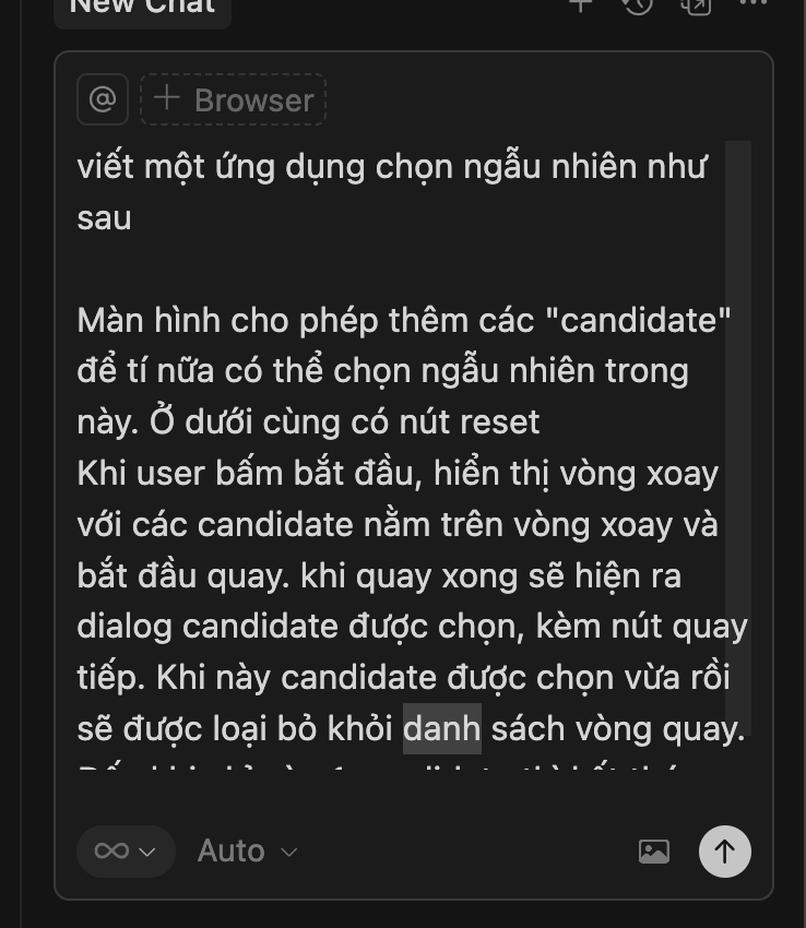Bắt đầu prompt